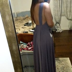 Purple bridesmaids dress/maxi dress